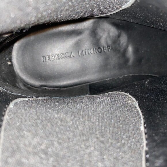 Rebecca Minkoff EUC Sabeen Too Calf Hair Leopard Print Pull On Bootie Sz 7.5 - Picture 7 of 10